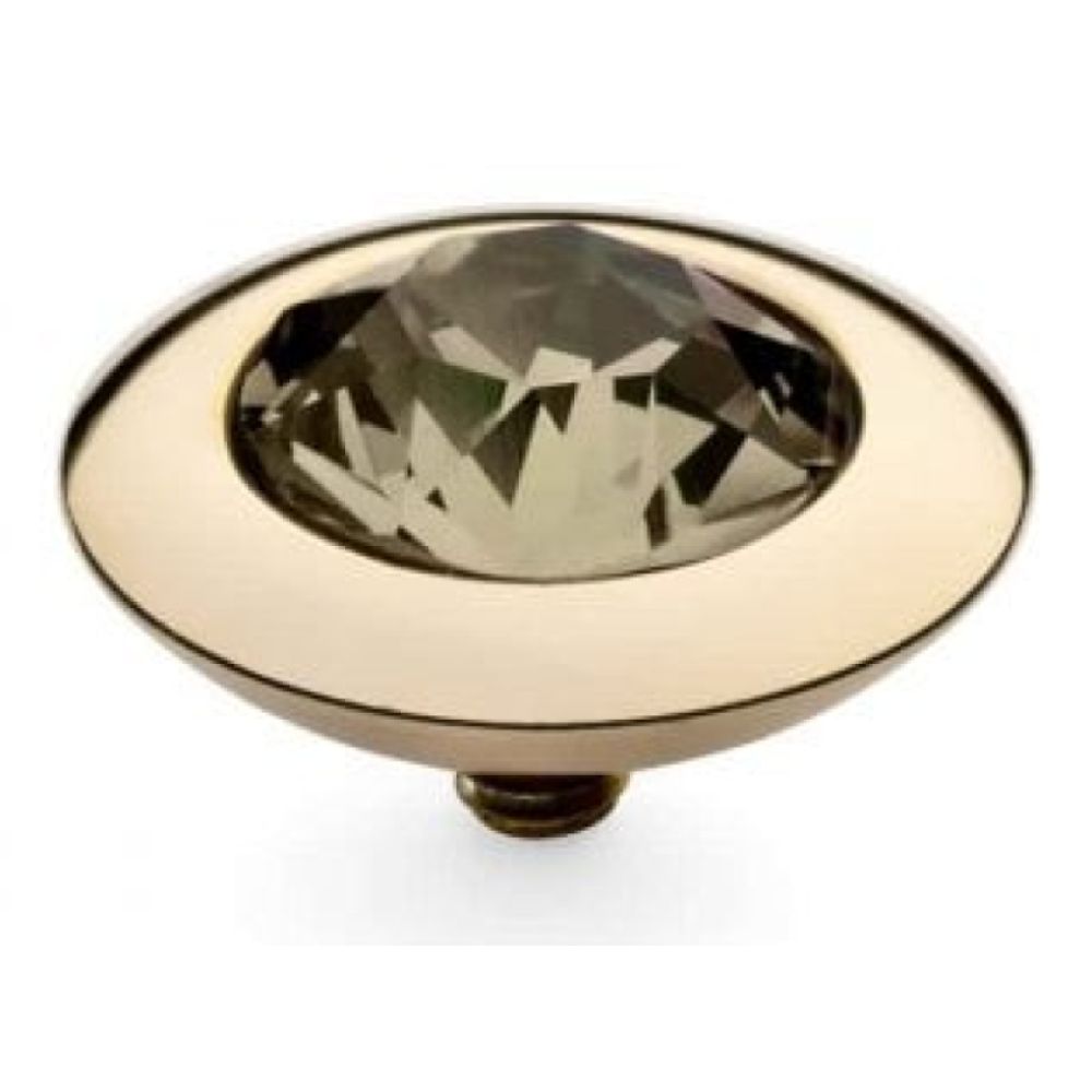 Famosa Gold 13mm Tondo Ring Top Greige