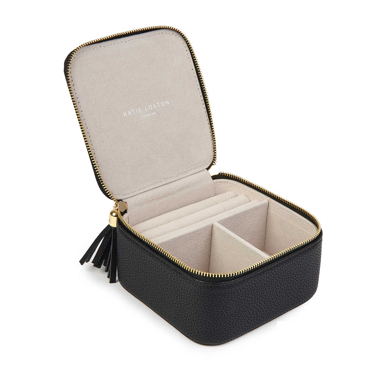 Tassel Square Jewellery Box | Sparkle Shimmer Shine | Black