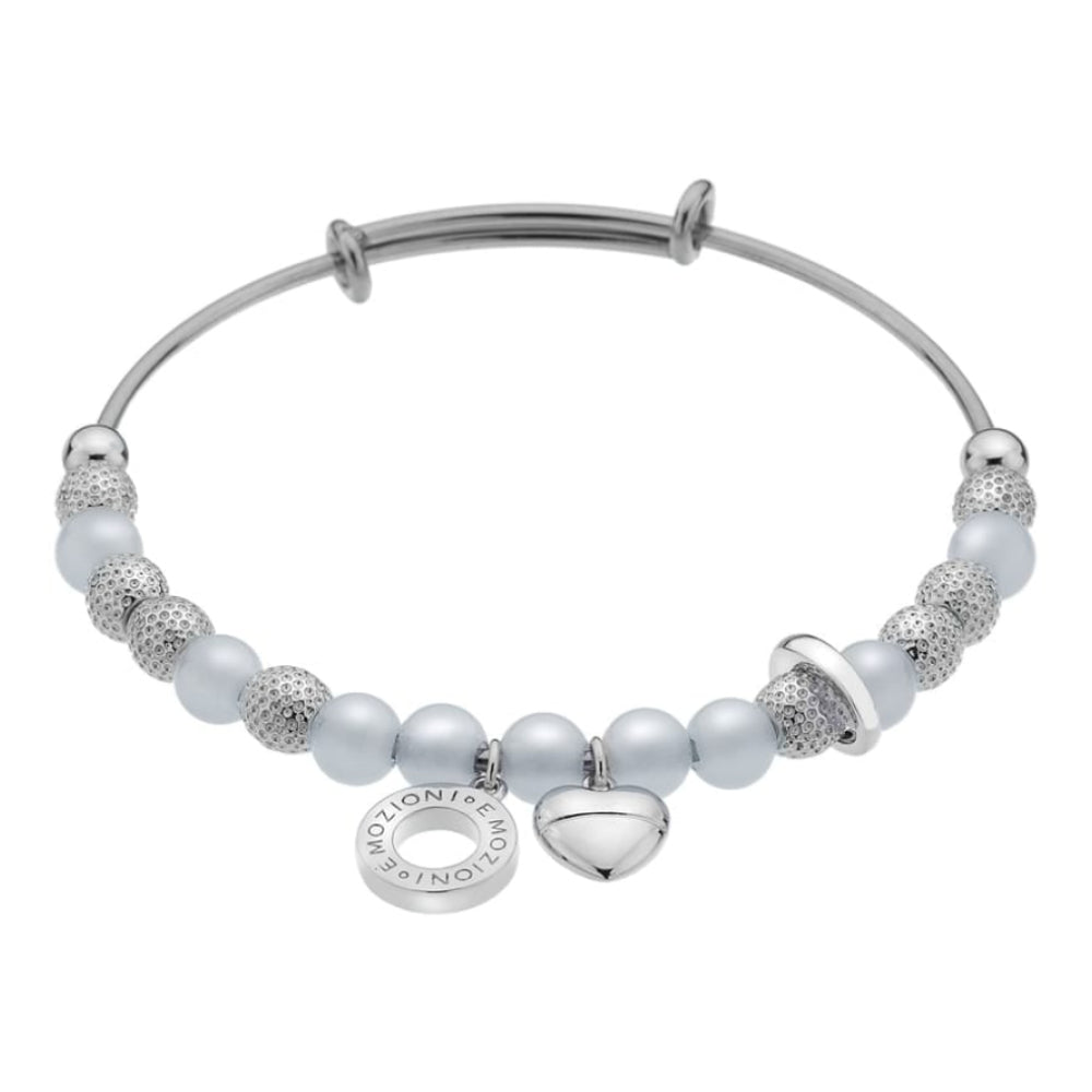 Emozioni Silver Plate Ula Bangle - Serenity