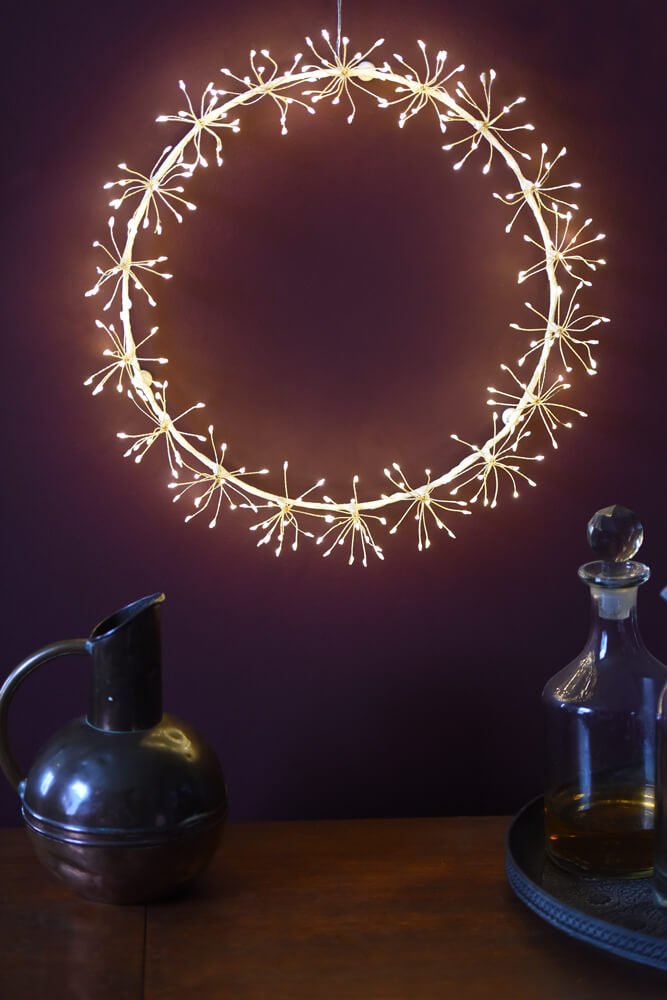 Starburst Wreath LED Light Ornament