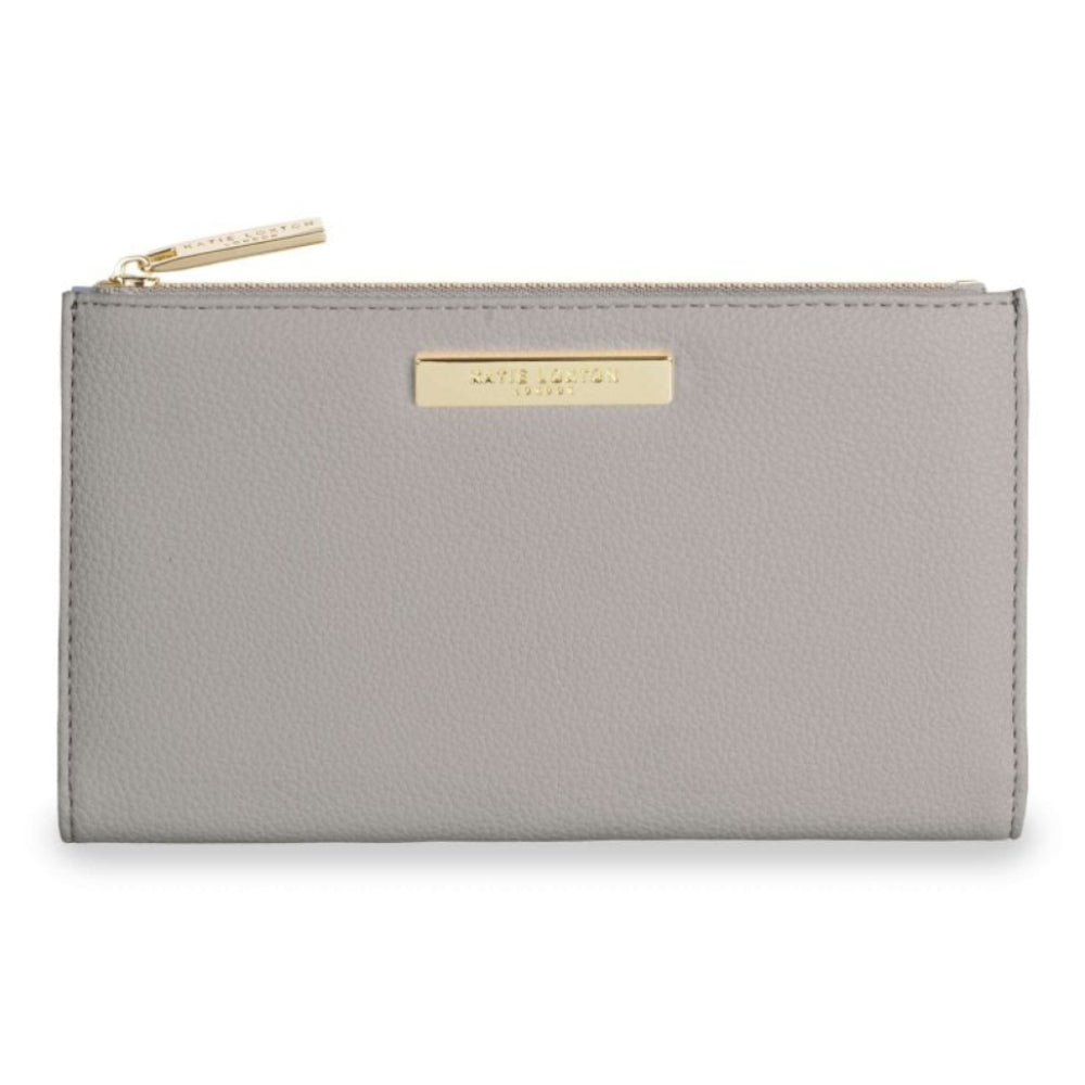 Alise Soft Pebble Purse | Pale Grey | 11 X 19cm