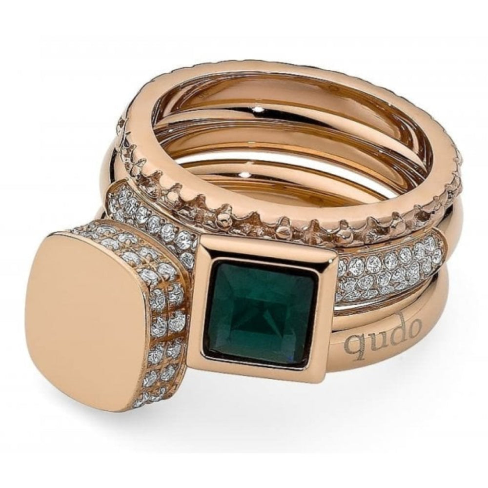 Famosa Rose Gold Plated Slim Deluxe Ring