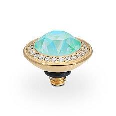 TONDO Deluxe (G/P) 9mm Silky Sage Delite Ring Top