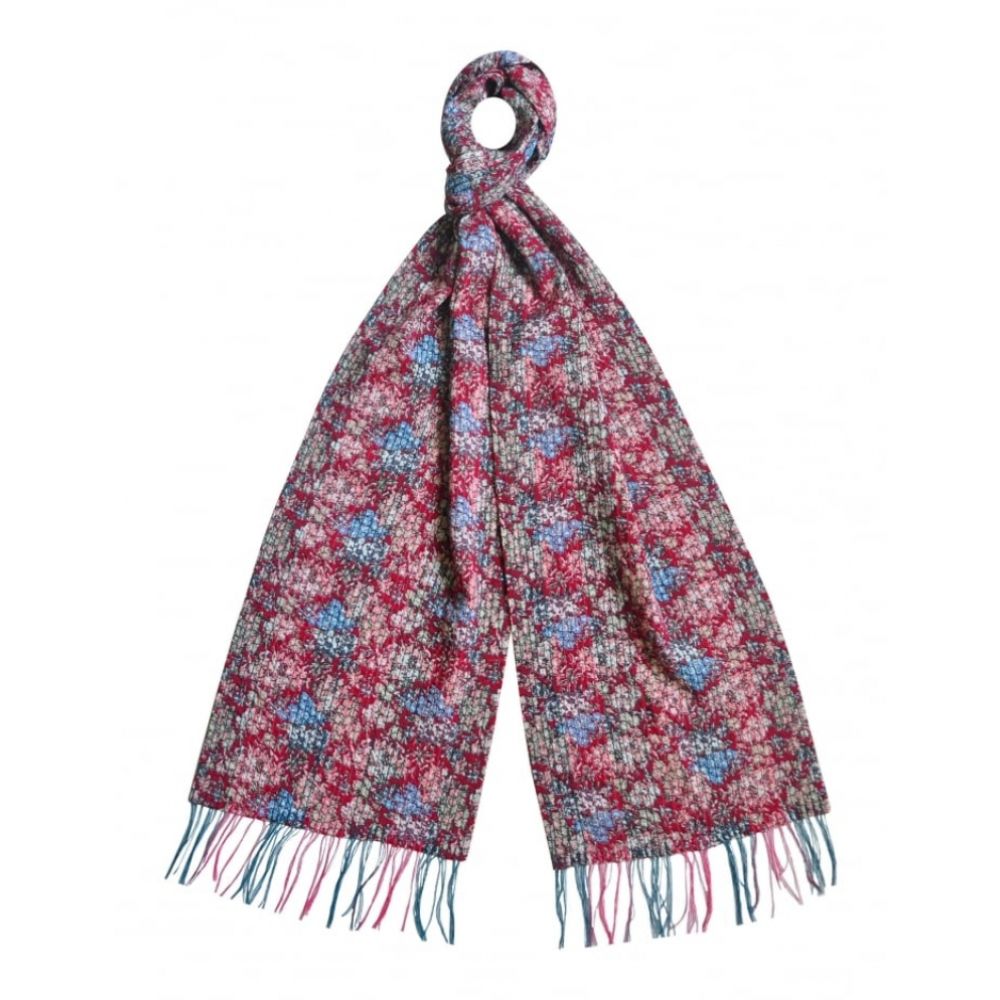 Red Stitched Scarf