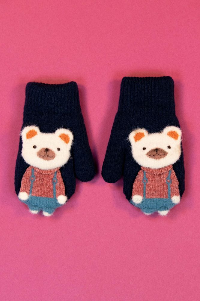 Powder Pal Mittens - Teddy-Slate