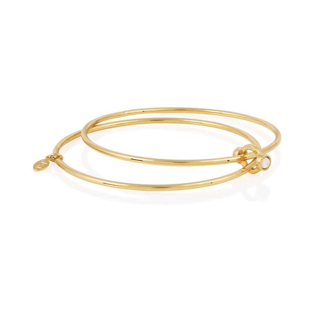 Capri Howlite Bangle