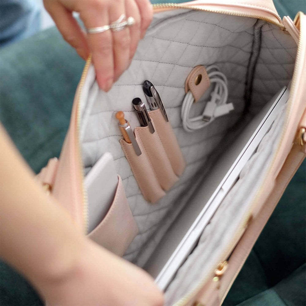Blush Pink Laptop Bag
