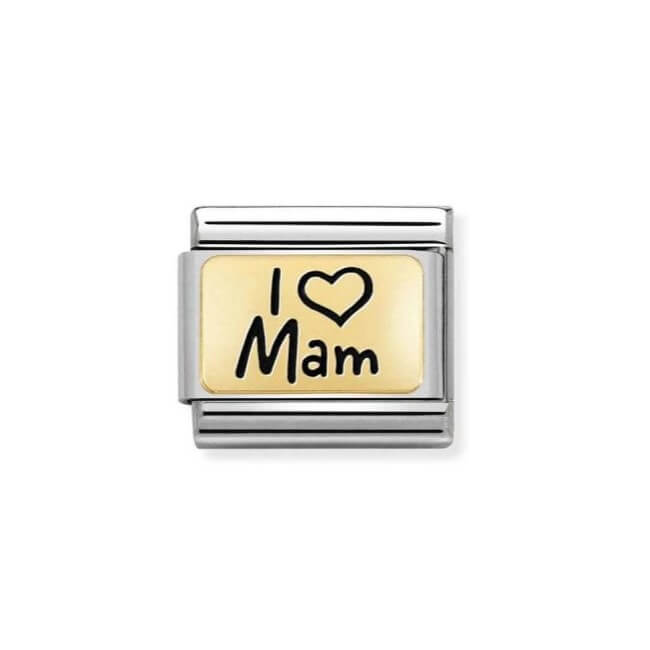 Composable Classic Link I love Mam In 18K Gold