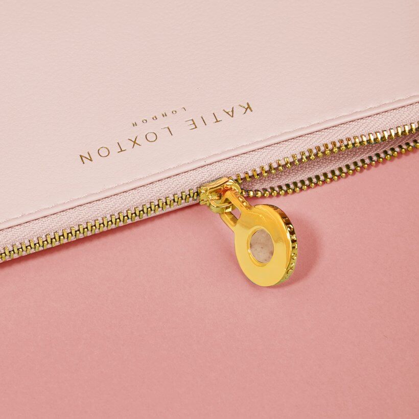 Birthstone Perfect Pouch | July | Sunstone | Blush Pink