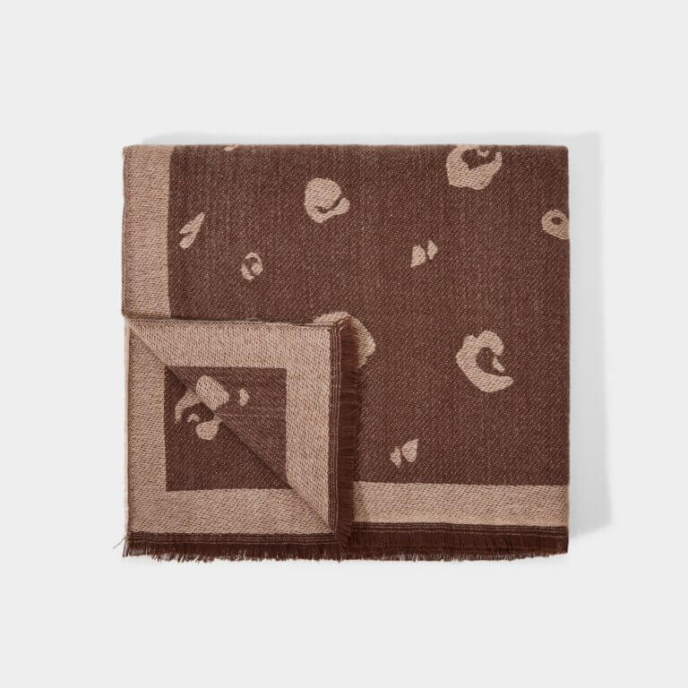 Printed Blanket Scarf | Leopard | 190cm X 75cm