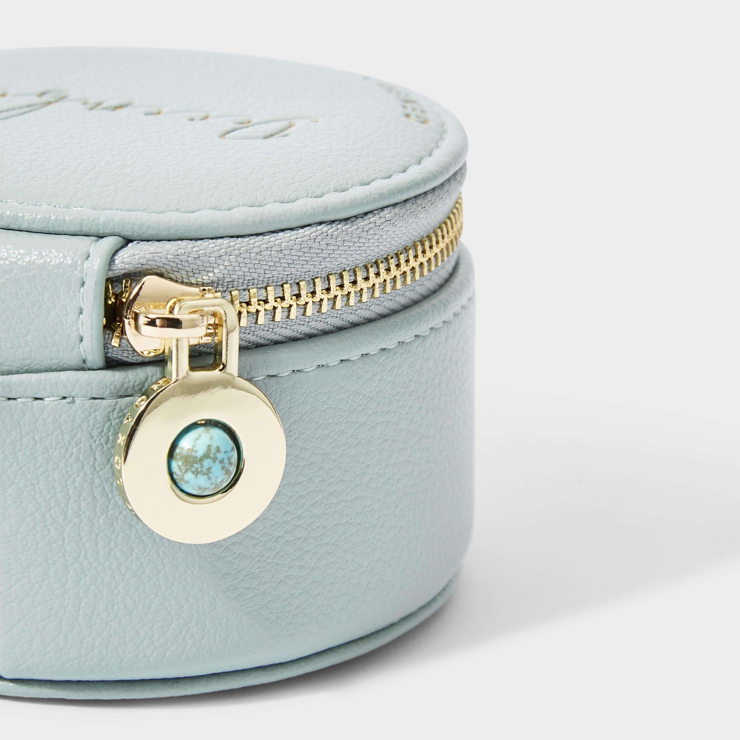 Birthstone Jewellery Box | December | 9 X 9 X 5.5cm