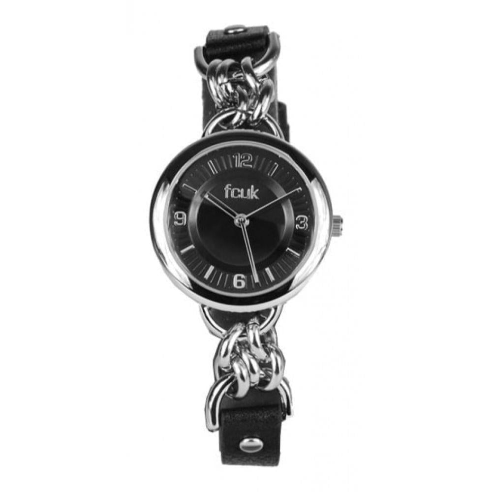 Ladies Quartz Analogue Wristwatch With Leather Strap