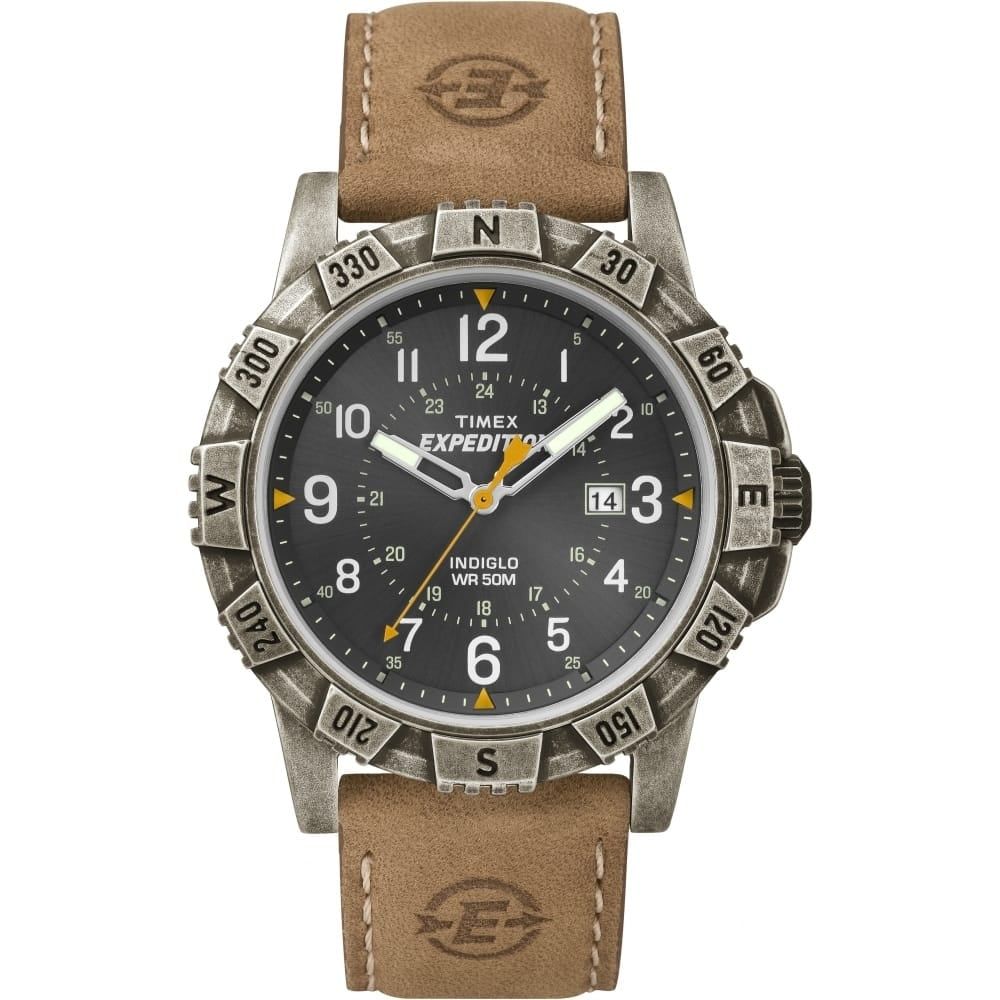 EXPEDITION RUGGED FIELD BLACK DIAL TAN LTHR