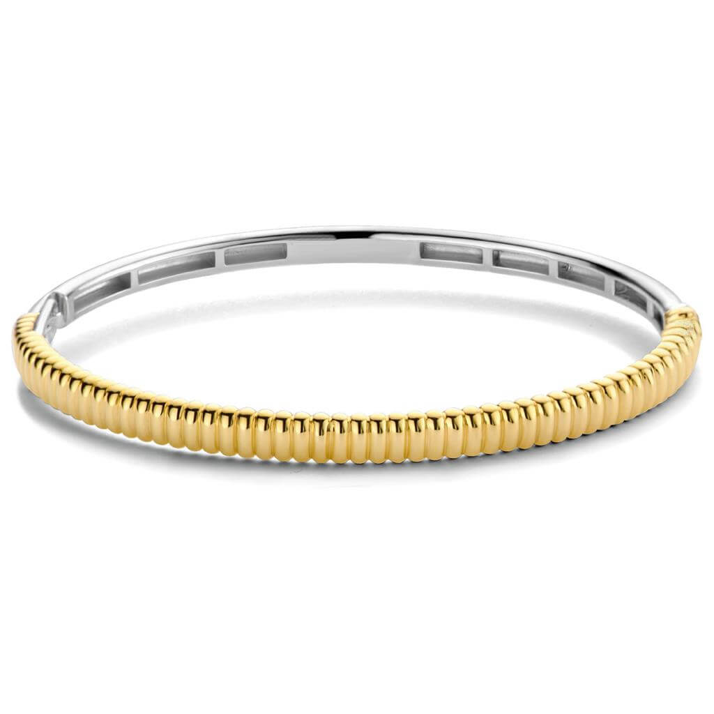 Silver & Gold Plated Bangle