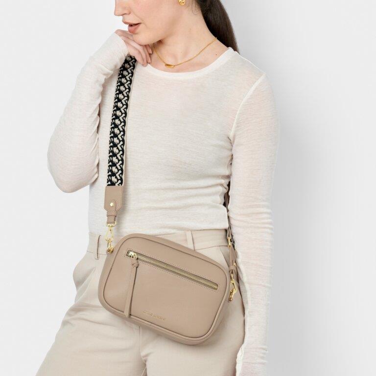Hallie Crossbody Bag - Light Taupe