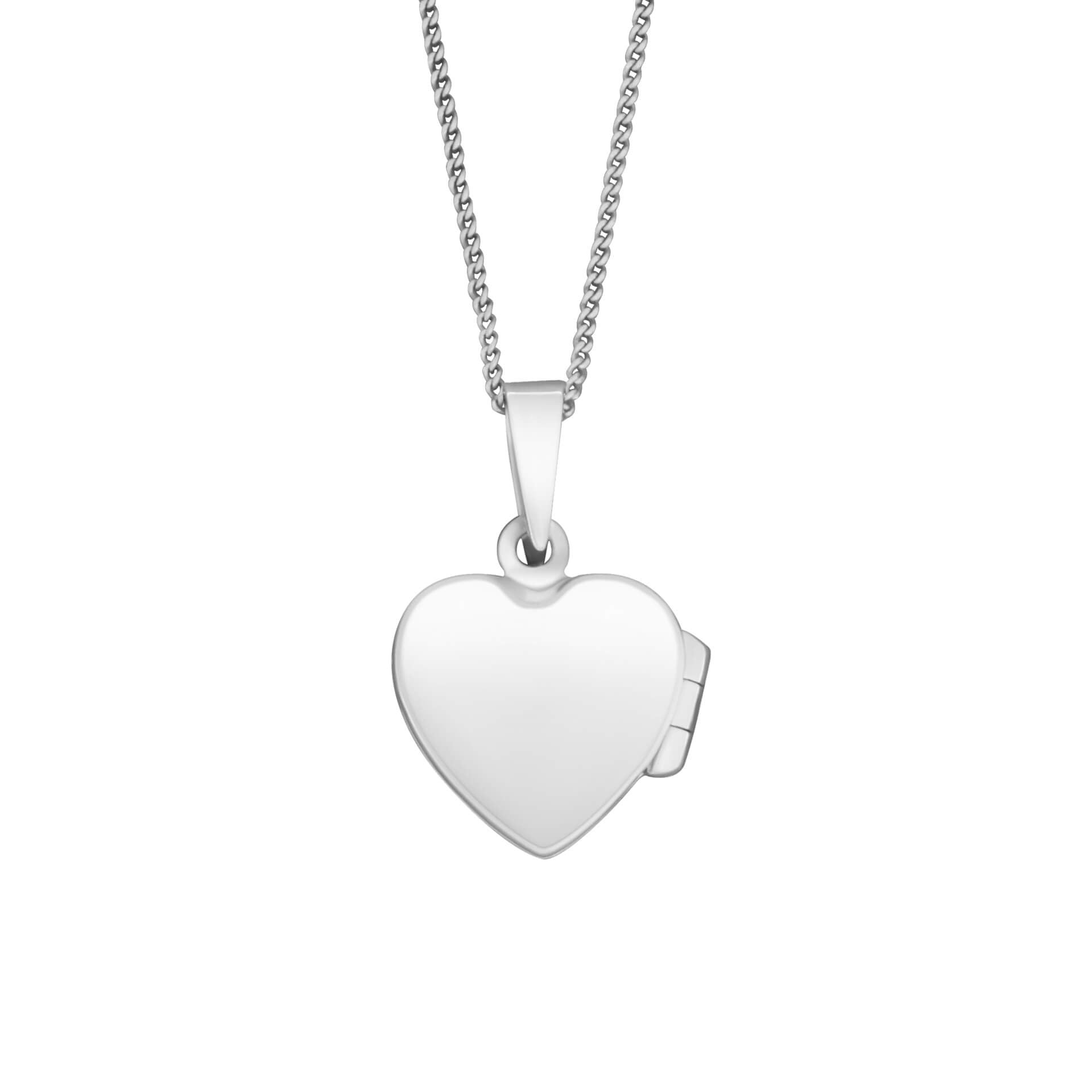 Heart Locket Pendant Necklace