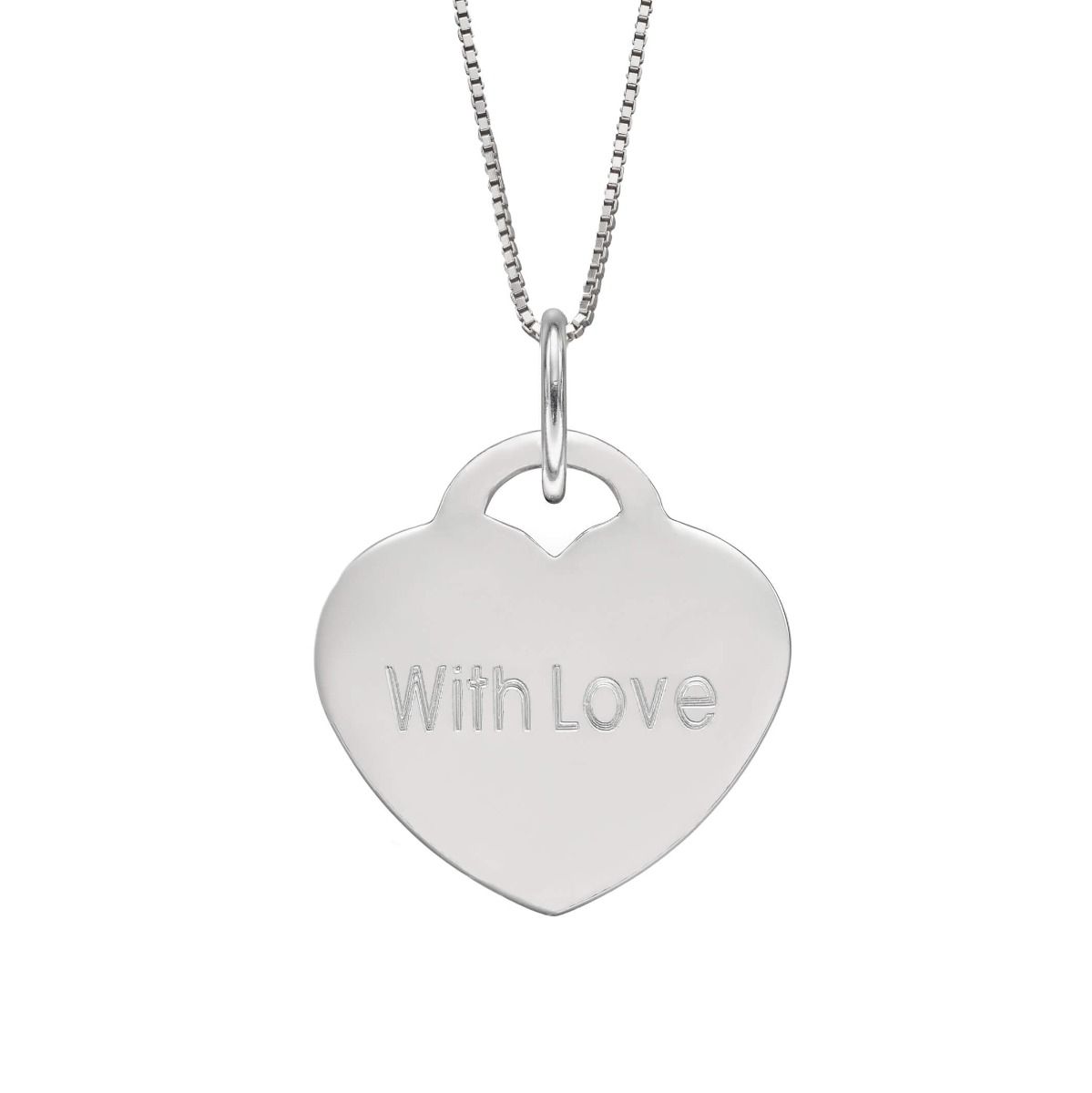 18mm Heart Pendant Necklace