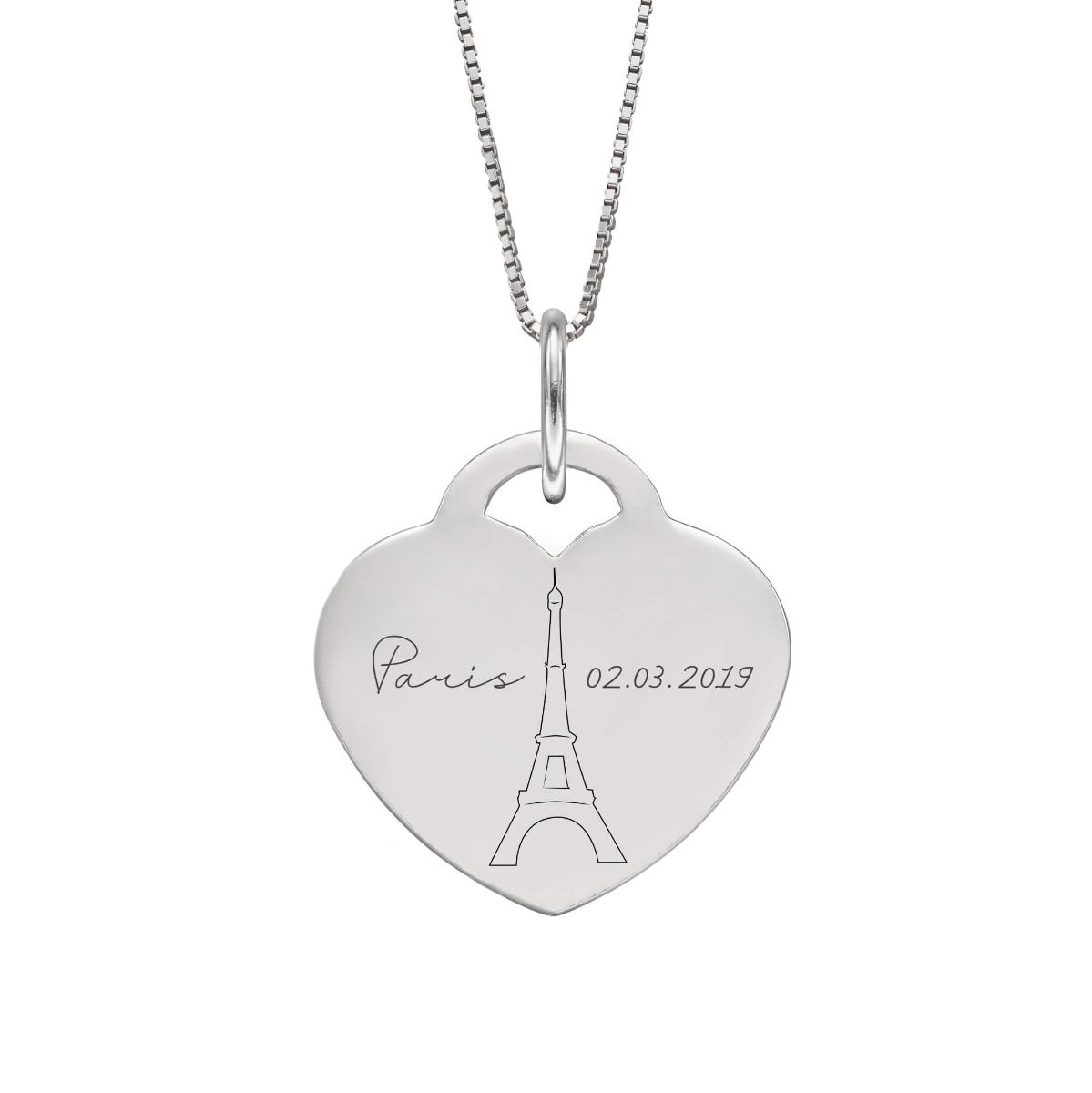 18mm Heart Pendant Necklace