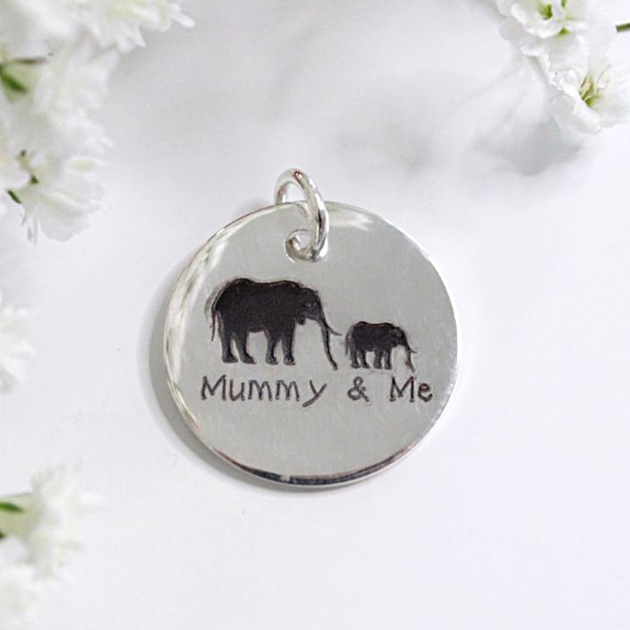 Large 18mm Disc Pendant Necklace