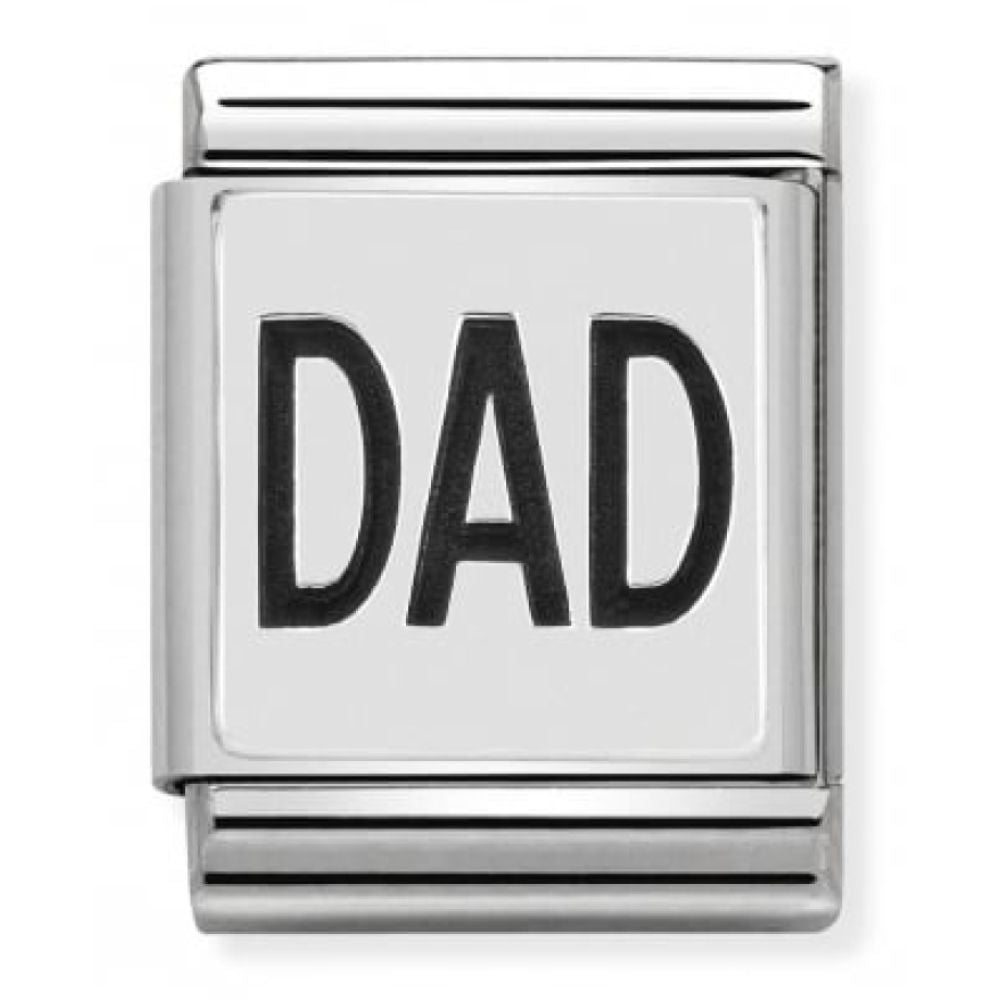 Big Oxidised Silver DAD Link