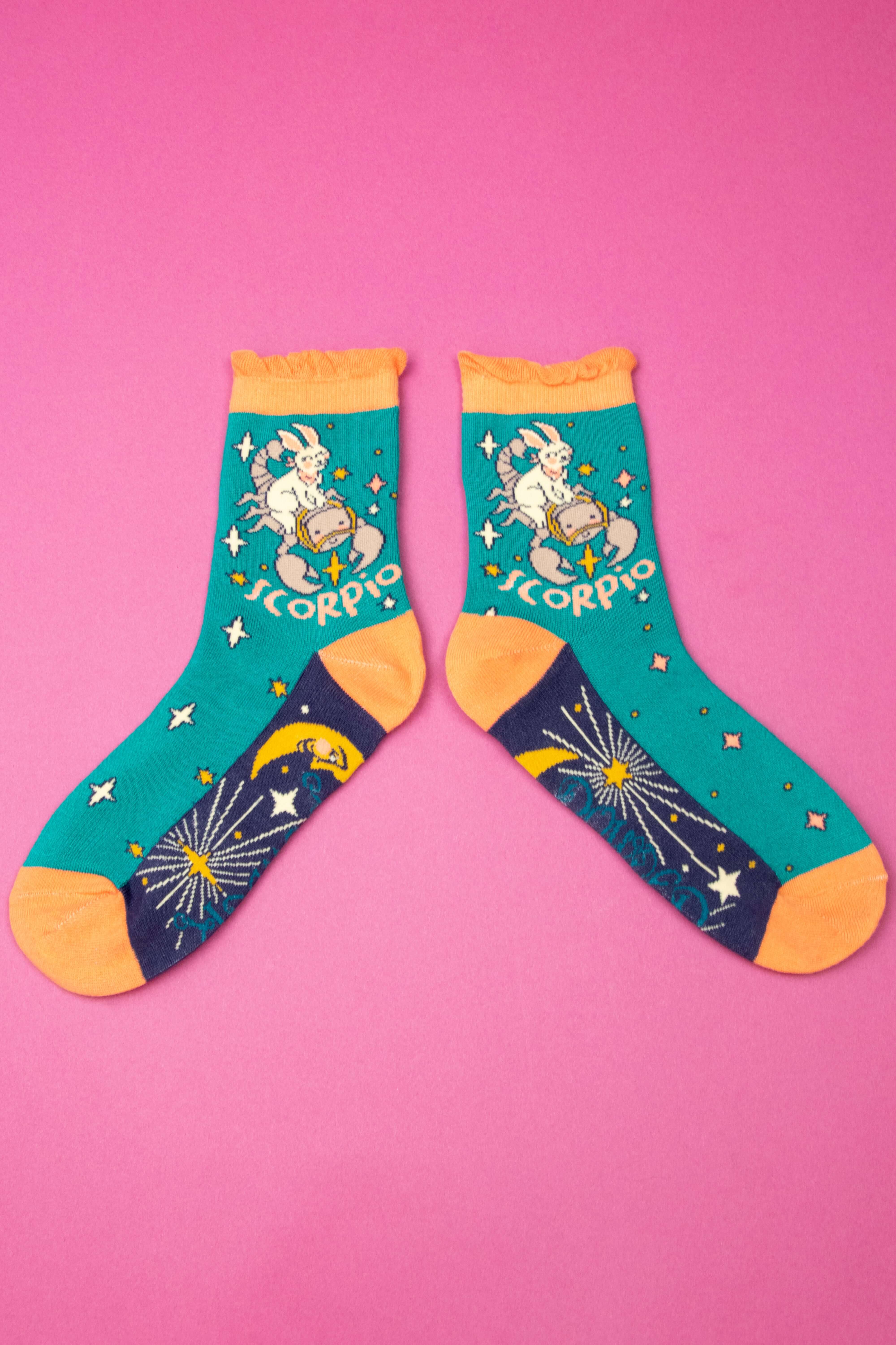 Zodiac Ankle Socks Scorpio(23rd Oct - 21st Nov)