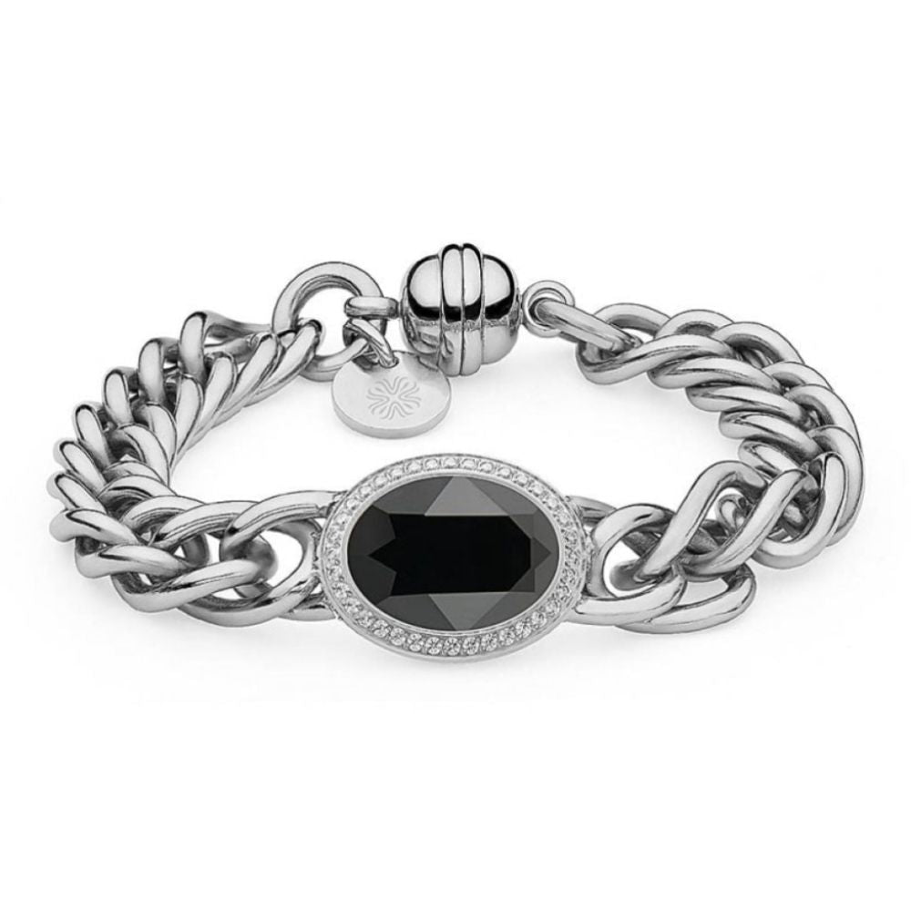 Bracelet Tivola Deluxe Jet Crystal Big (S/P)