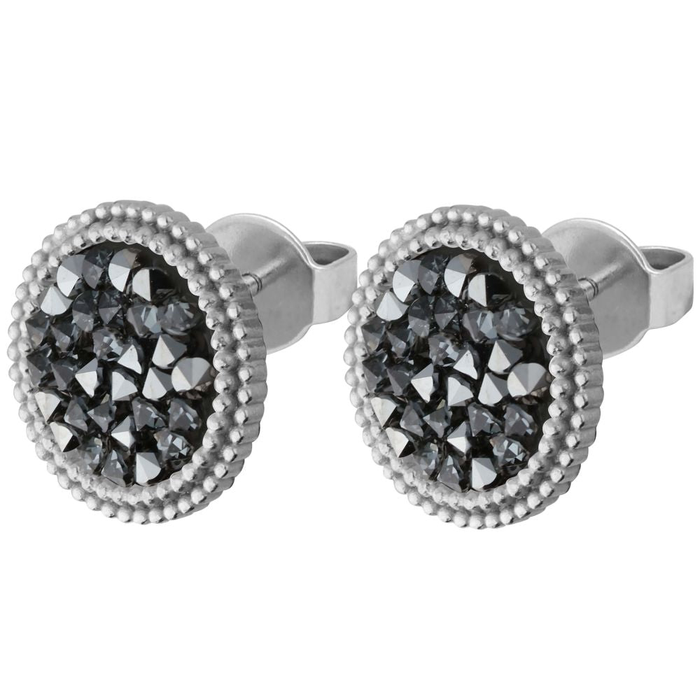Fabero Flat (S/P) 15mm Metallic Silver Stud