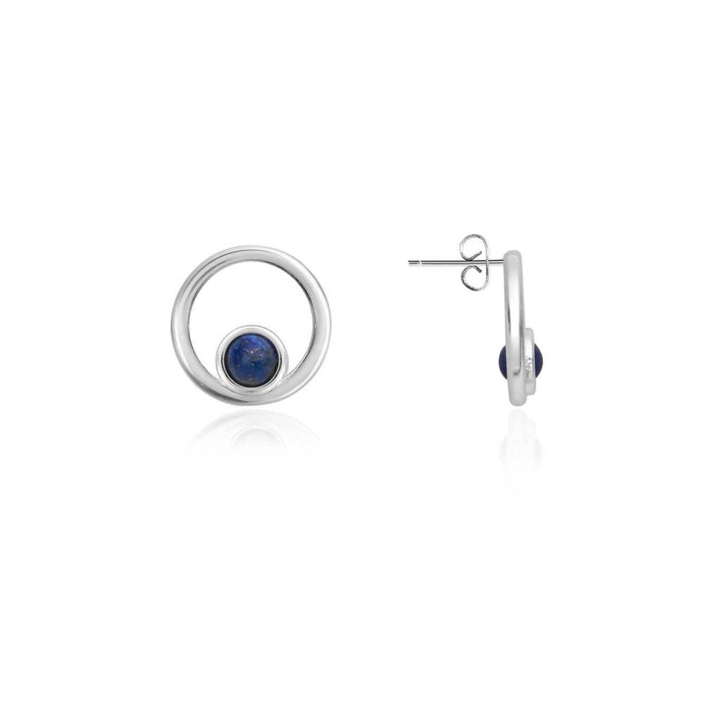 Treasure The Little Things | Birthstone September Lapis | Silver | Earring Box