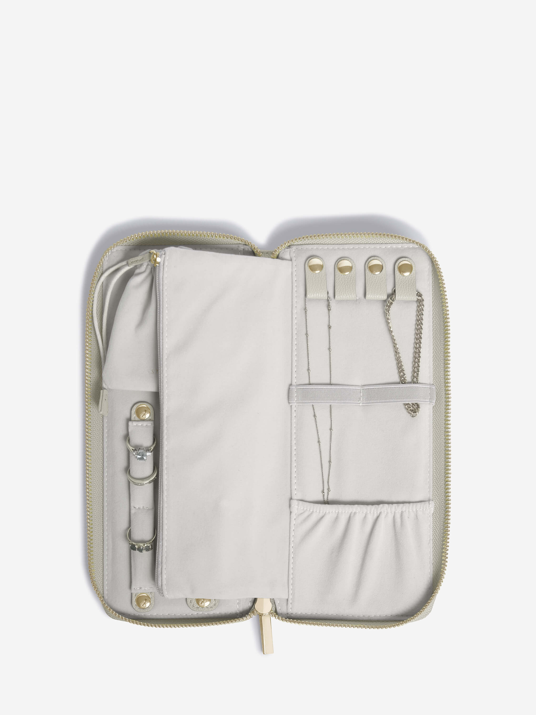 Oatmeal Jewellery Roll