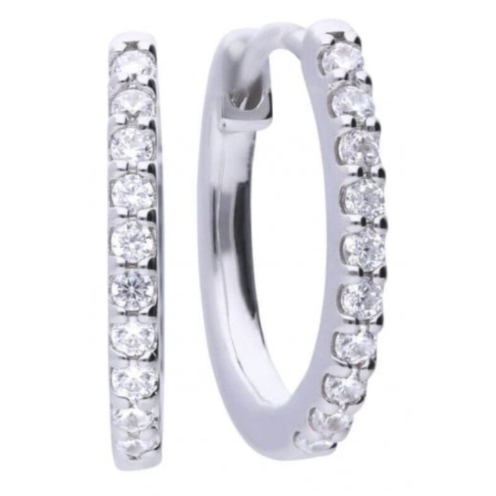 Eternity Creole Hoop Earrings