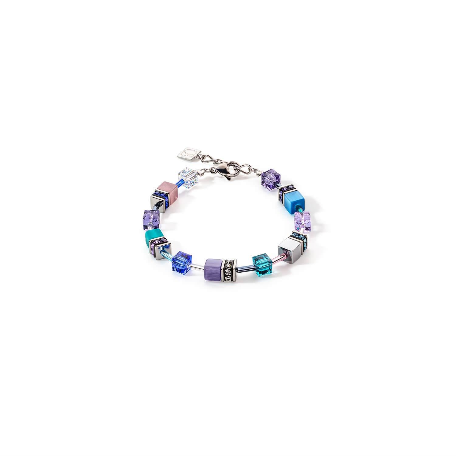 Turquoise-Purple GeoCUBE Iconic Bracelet