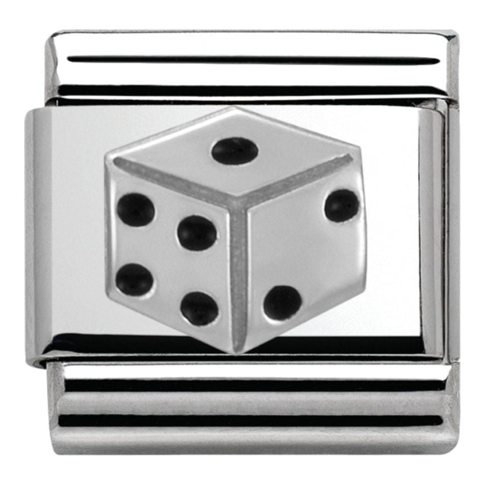 Classic Silver Dice Link
