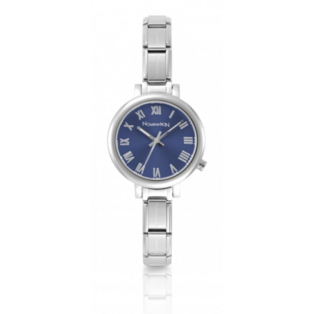Composable Watch With Classic Links & Blue Sunray Dial