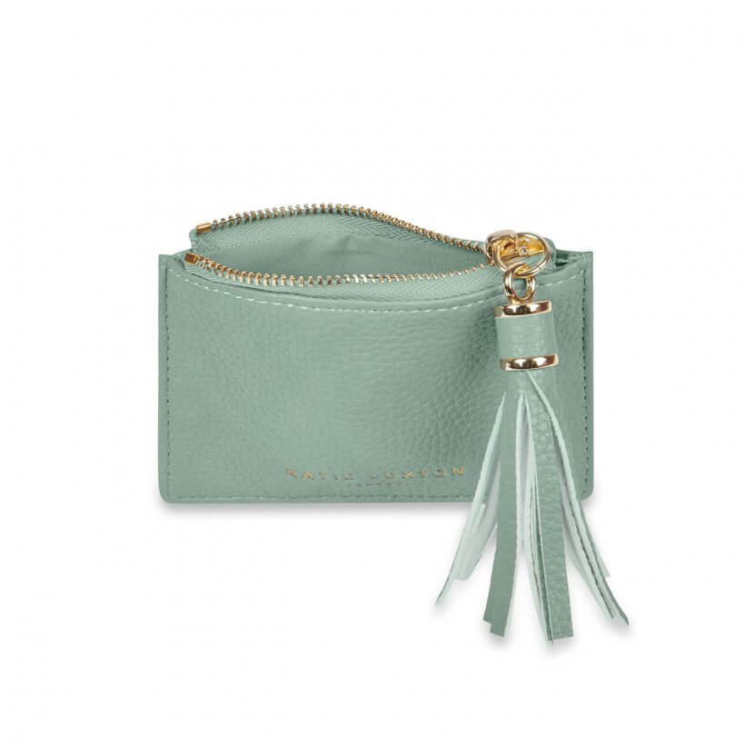 Sophia Tassel Coin/Card Purse | Mint Green