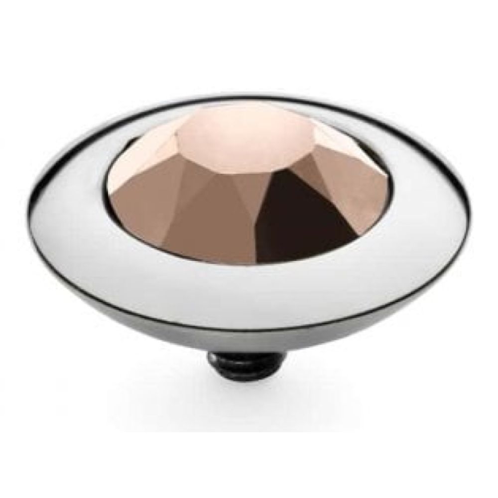 Famosa Silver 13mm Tondo Ring Top Rose