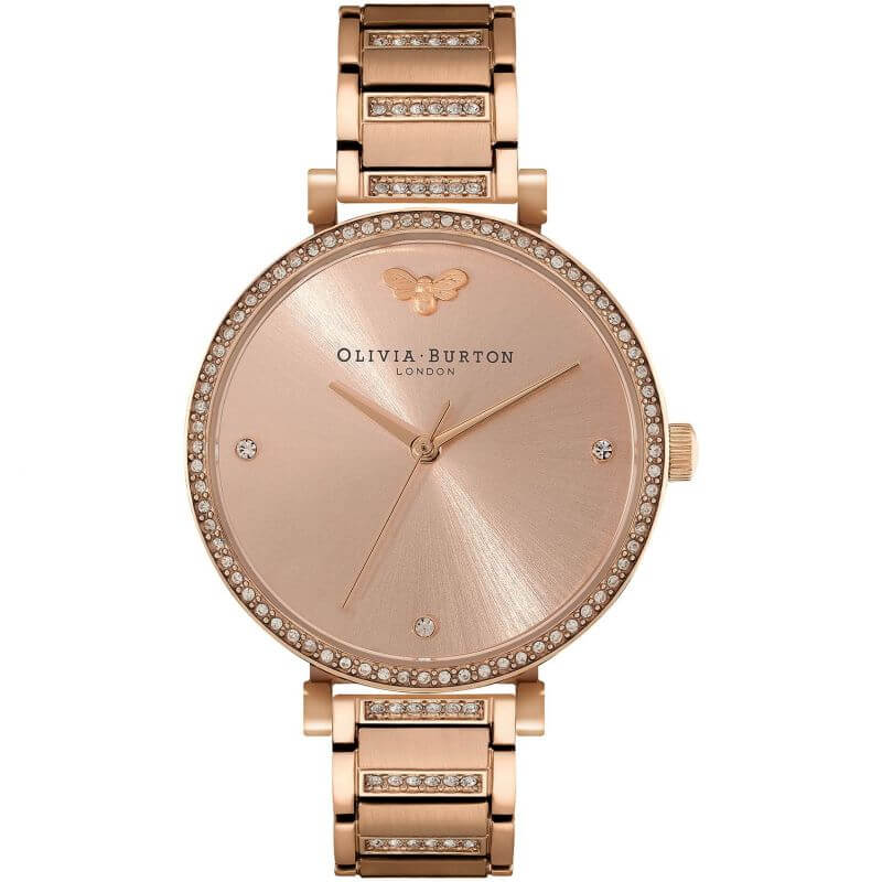 Belgrave Tbar Blush & Carnation Gold Bracelet Watch