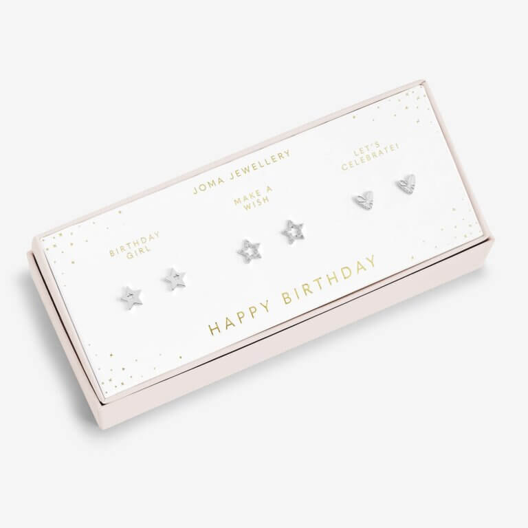 Celebration Earring Set 'Happy Birthday'