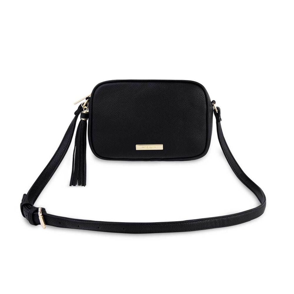 Sophia Tassel Crossbody Bag | Black