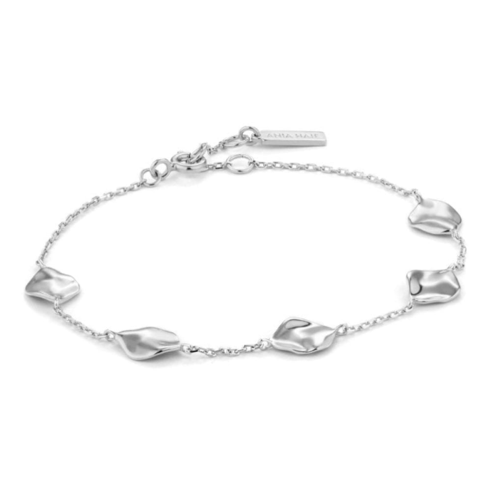 Crush Multiple Discs Bracelet Silver