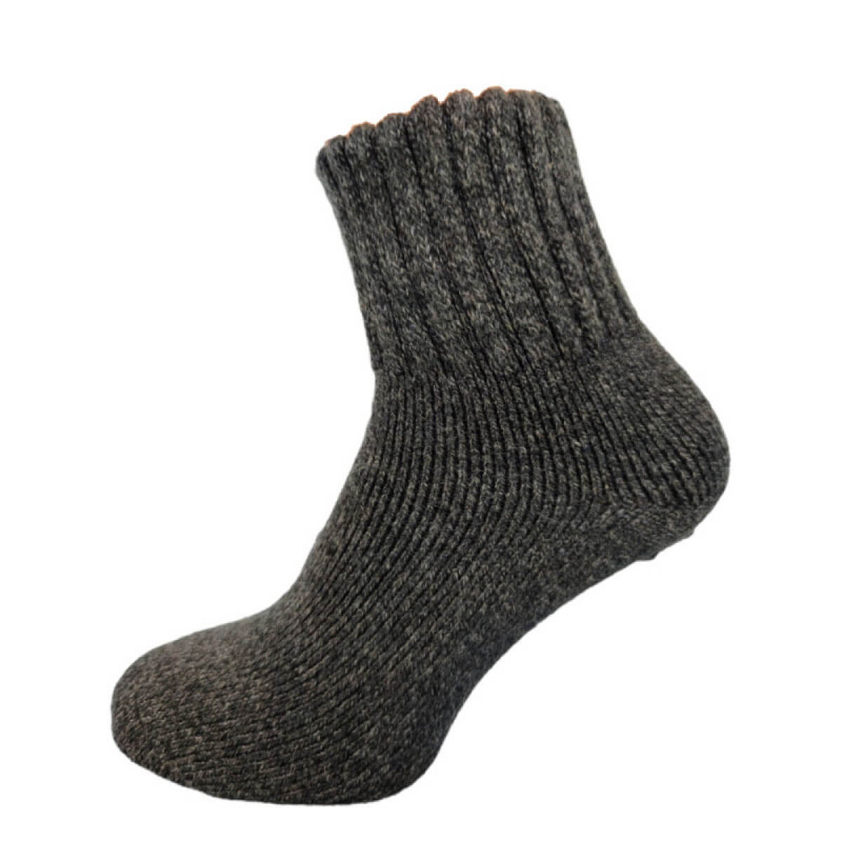 Dark Grey Wool Blend Socks