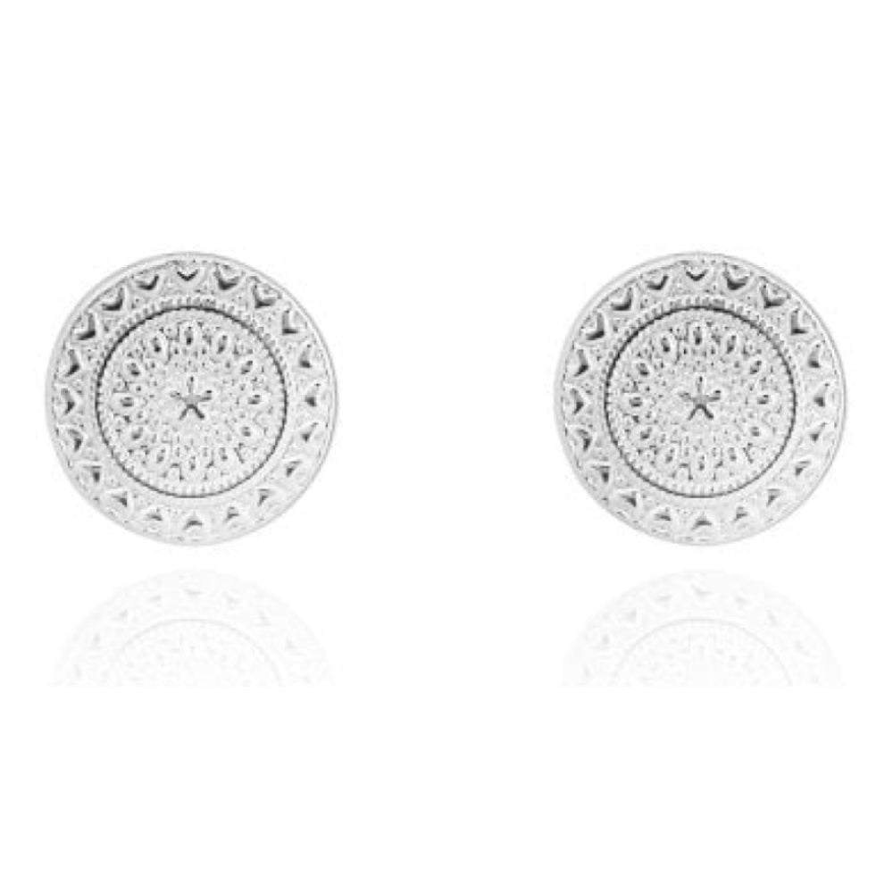 Zaria | Silver Coin Studs