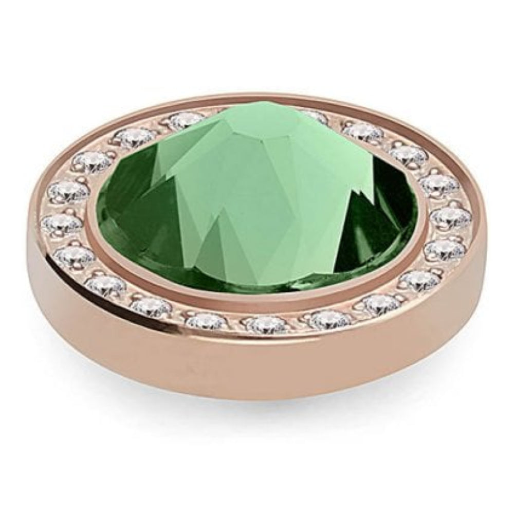 10.5mm Interchangeable Canino Deluxe Erinite Crystal Top in RG
