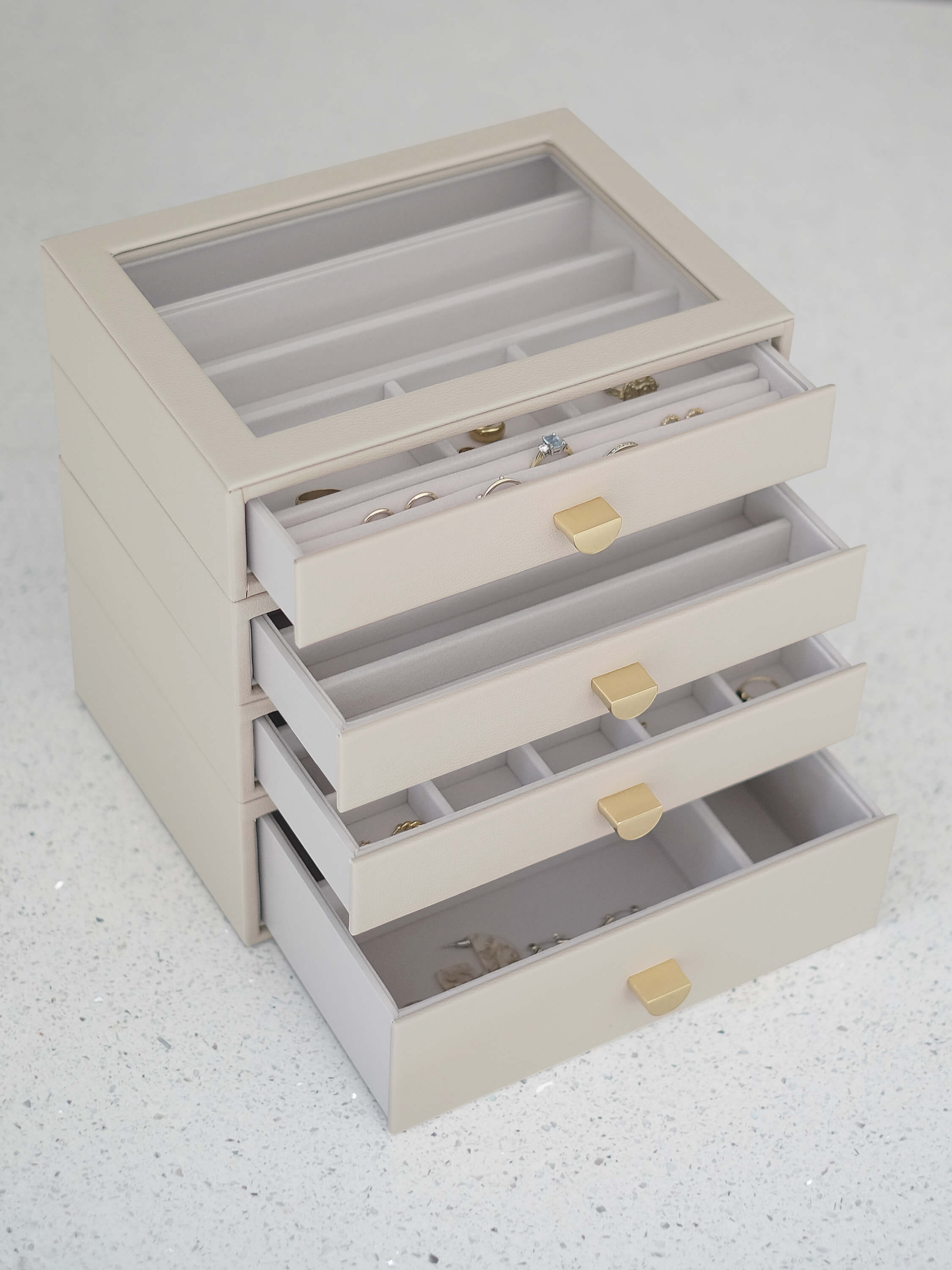 Pebble Oatmeal Classic Drawer Set Of 4