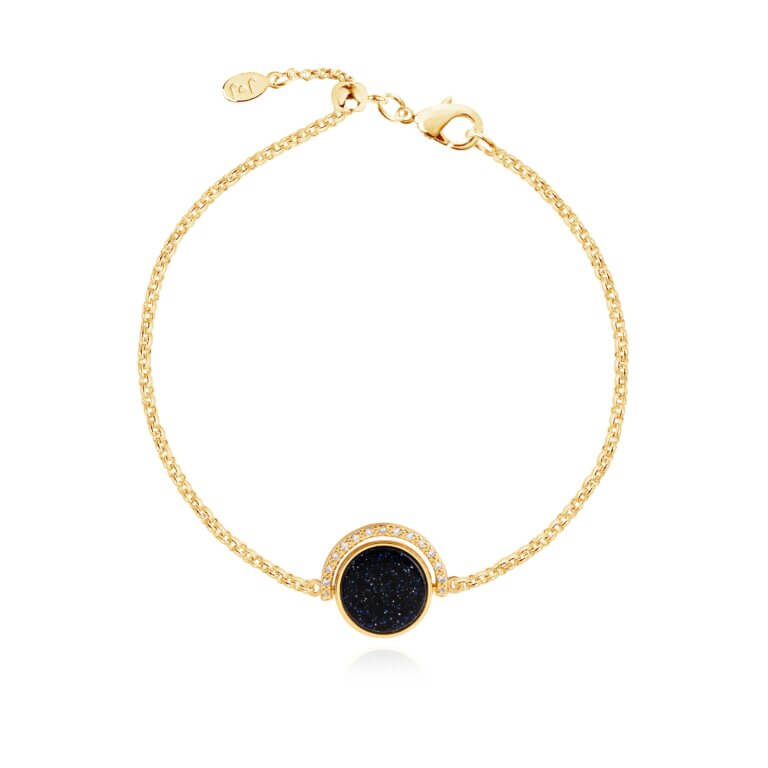 Positivity Pendants | Live To Dream | Gold | Bracelet | 19cm Adjustable