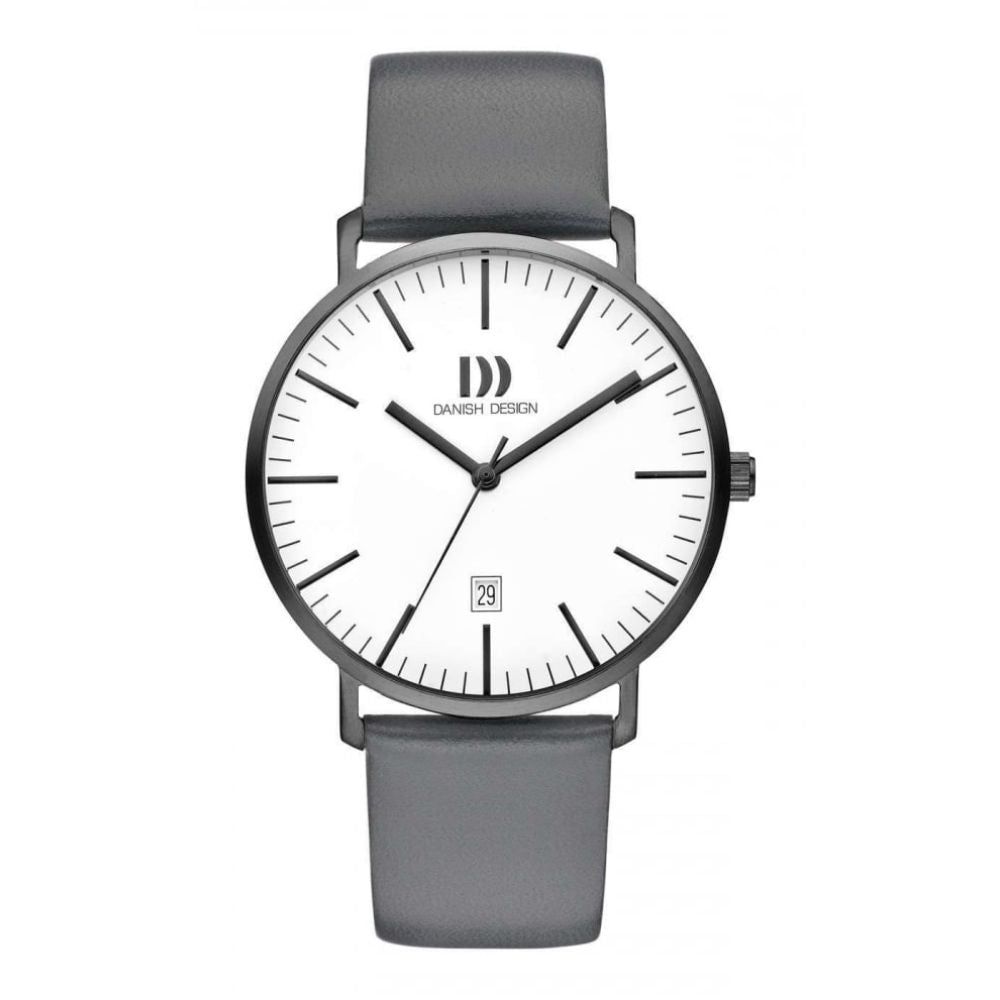 Gents Grey Stainless Steel Strap Watch