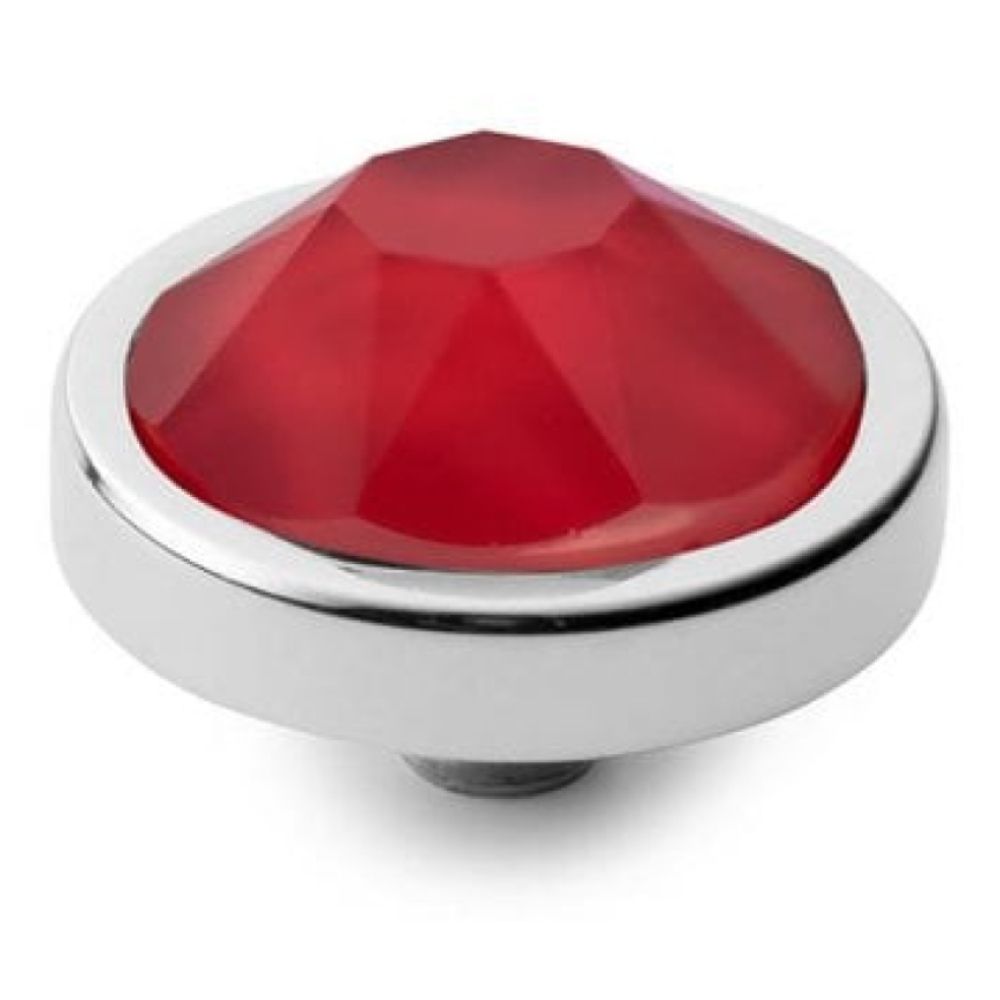 Interchangeable Canino Royal Red Crystal Top in S/P