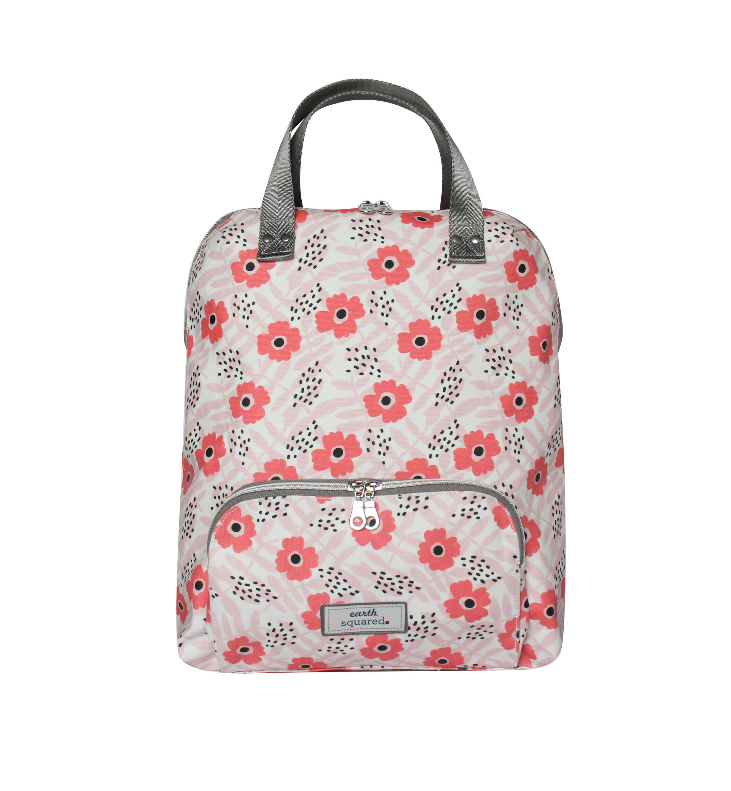 Poppy Pink Oil Cloth Backpack