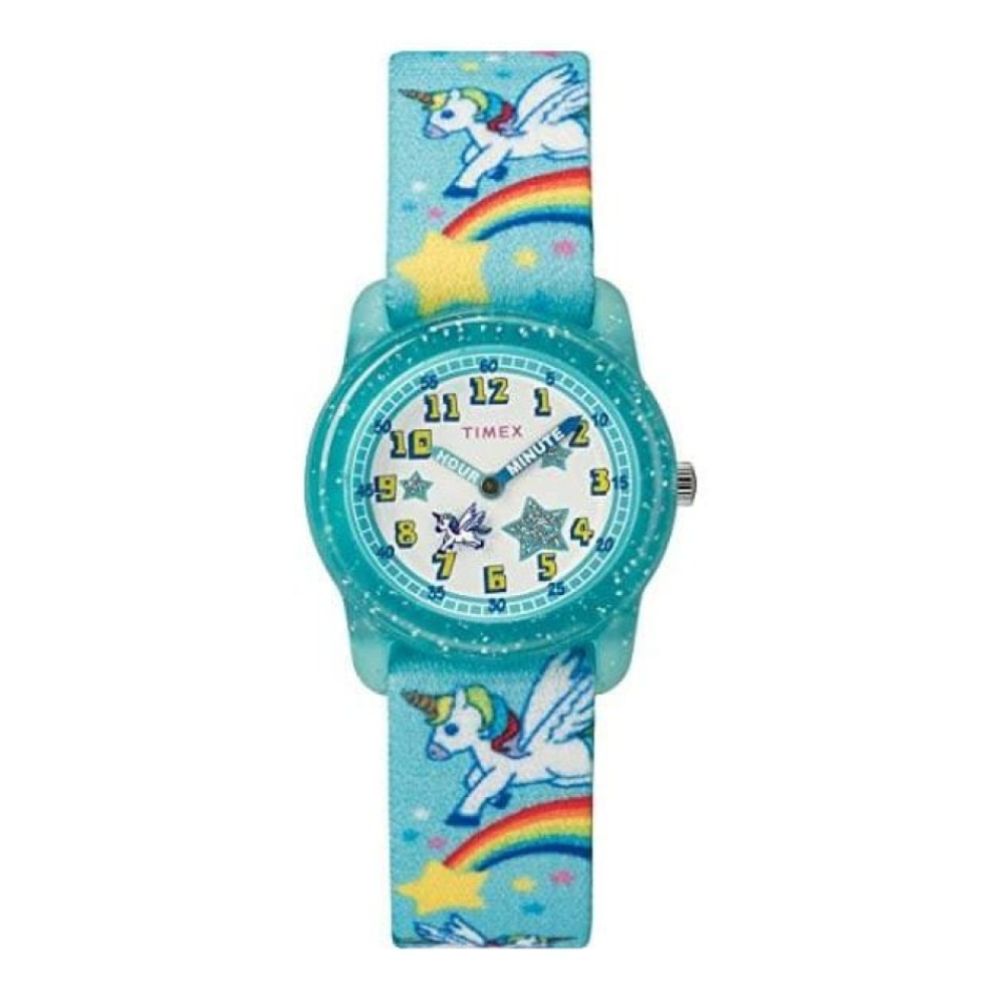 Time Machines Unicorn Elastic Fabric Strap Watch