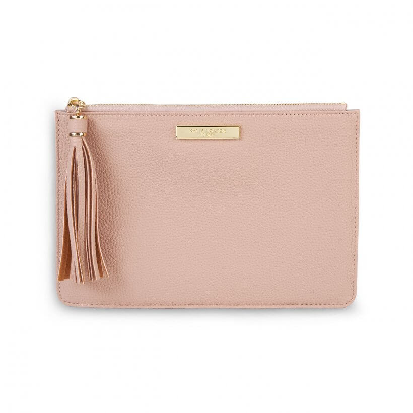 Sophia Tassel Pouch | Pale Pink