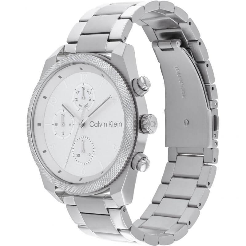 SS Chronograph Dial With Bracelet Strap Watch
